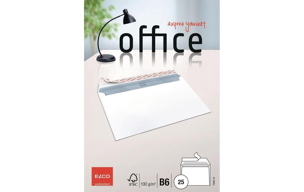 ELCO Enveloppes Office B6 (25 pces)