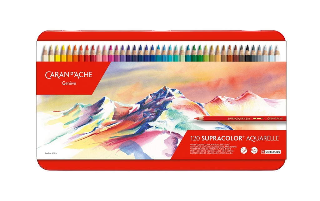 CARAN D'ACHE Crayons de coul.Suprac.120pces (120 pces)