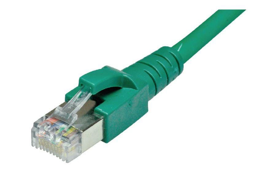 Dätwyler IT Infra Câble patch  Cat 6A, S/FTP, 4 m, Vert