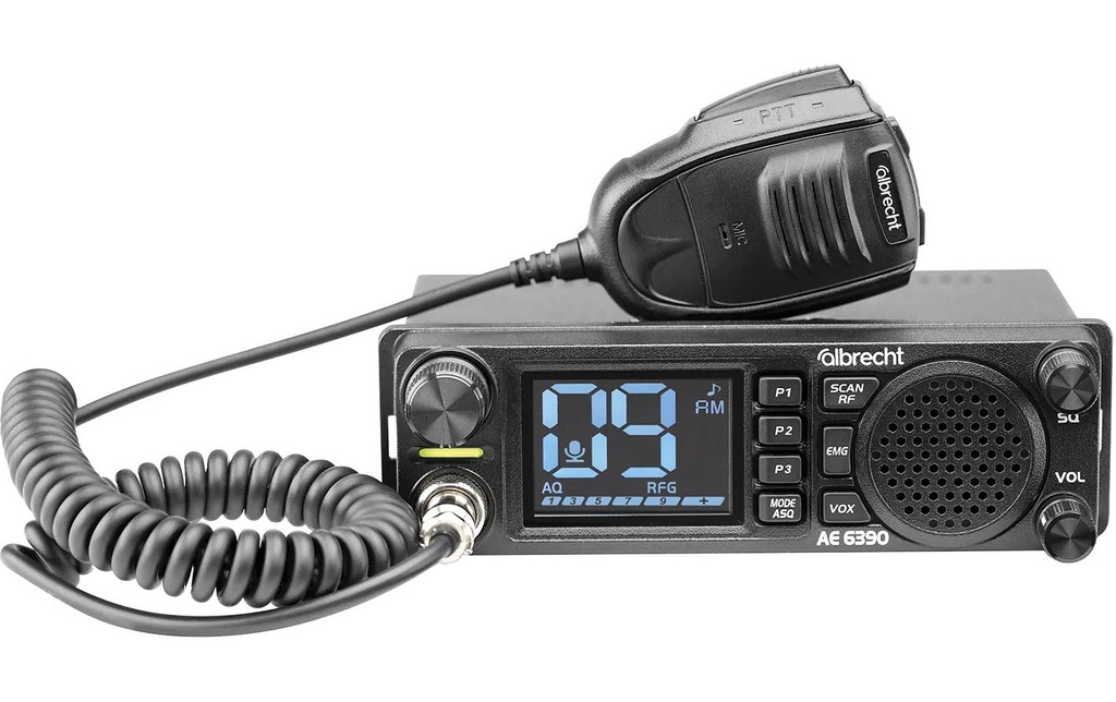 Albrecht Appareils radio CB AE6390, 12 V/24 V, 4 Watt, AM / FM