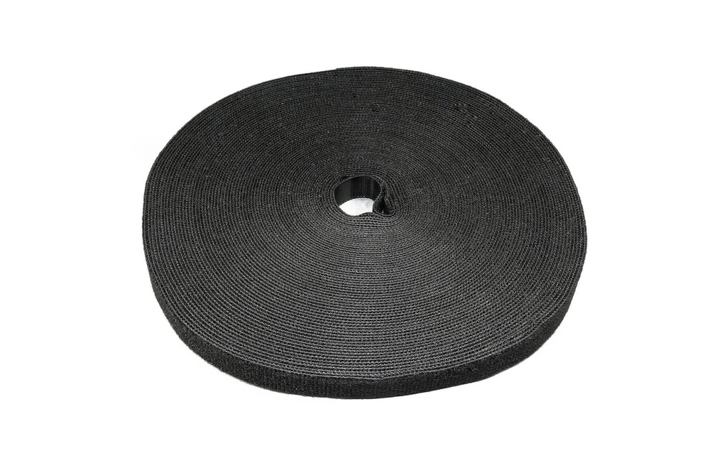 Label-the-cable Rouleau de bande auto-agrippante ROLL STRAP 16 mm x 25 m, Noir