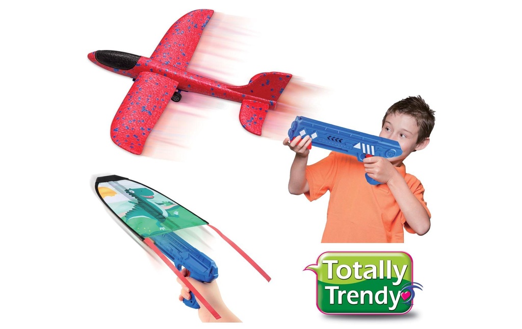 Totally Ensemble de jeu Trendy 2 in 1 Kite et Glider Catapult