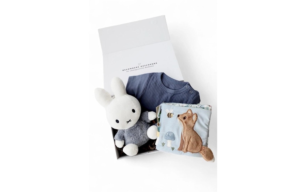 Oykami Coffret cadeau bébé 2 Miffy bleu