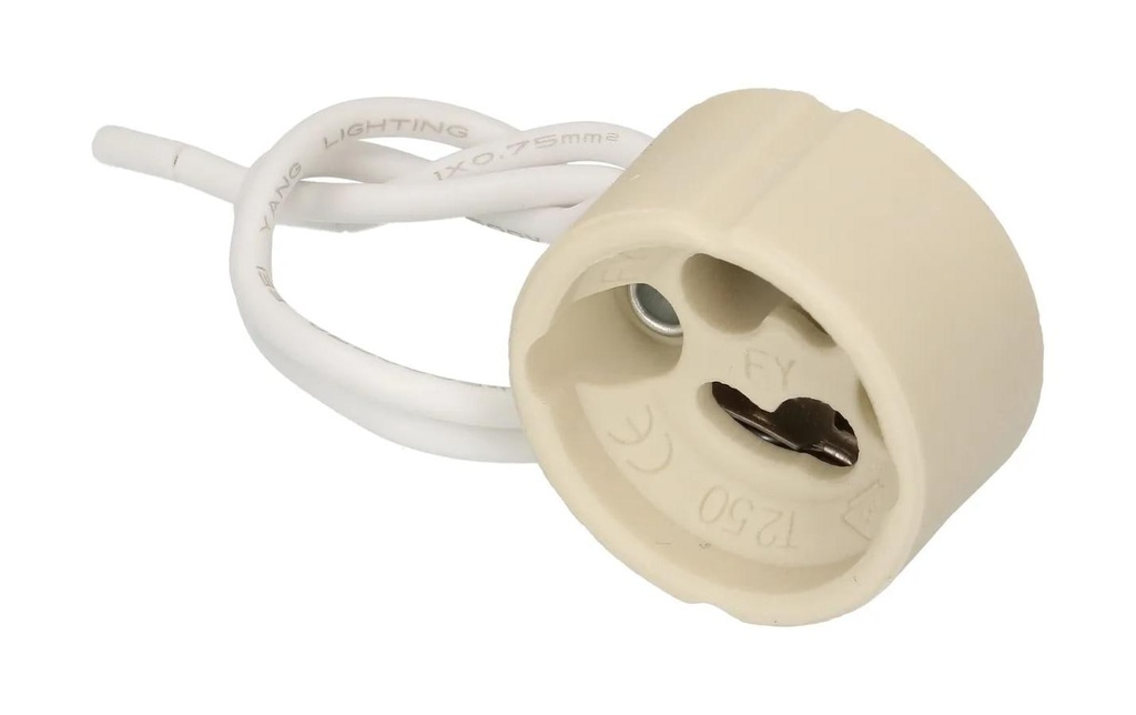 Max Hauri Douille de lampe GU10/GZ10/PTFE longueur : 150 mm
