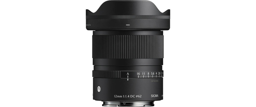 Sigma Longueur focale fixe 12mm F/1.4 DC Contemporary – Sony E-Mount