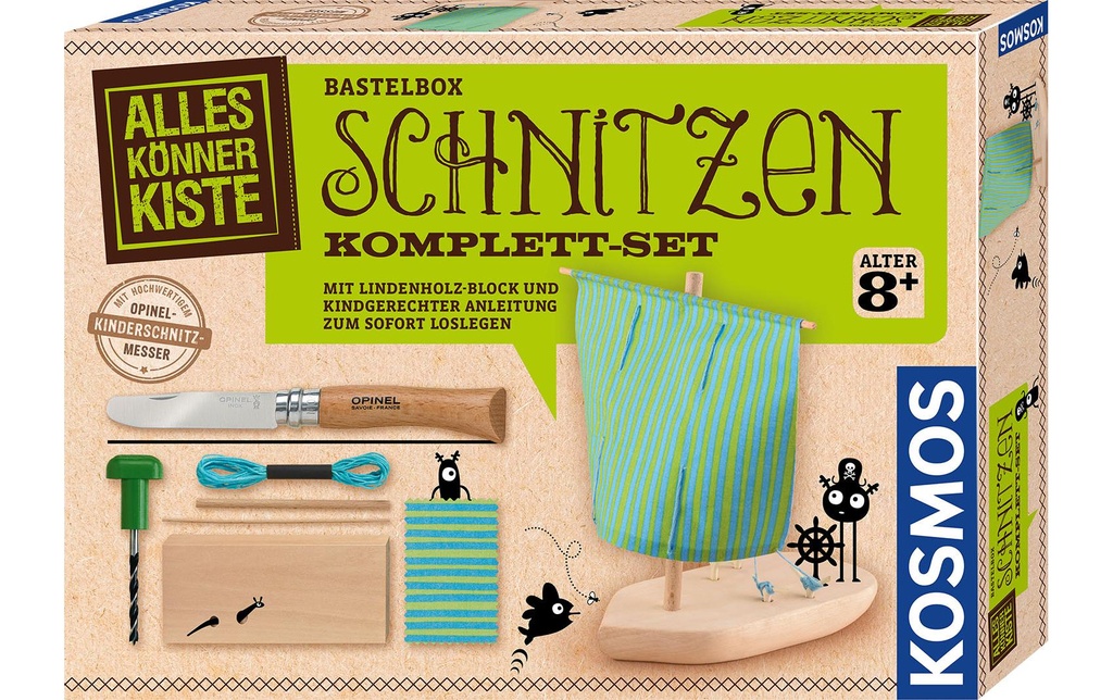 Kosmos Boîte de bricolage Schnitzen Komplett-Set