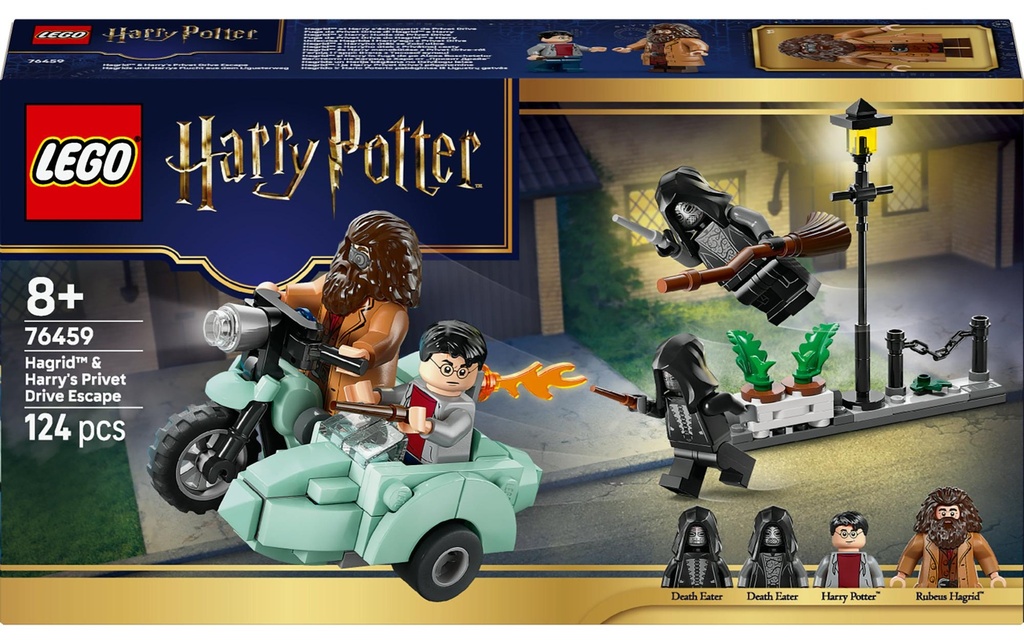 LEGO® Harry Potter L'évasion de Hagrid et Harry du chemin des troènes 76459