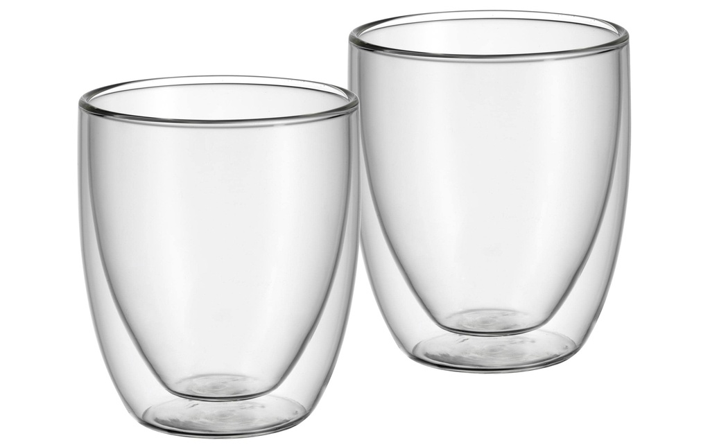 WMF Tasse à cappuccino Kult 250 ml, 2 Pièce/s, Transparent
