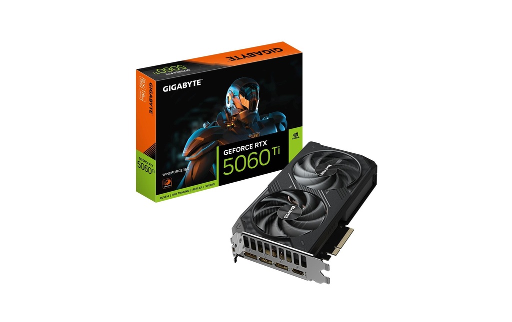 Gigabyte Carte graphique GeForce RTX 5060 Ti WINDFORCE 16G