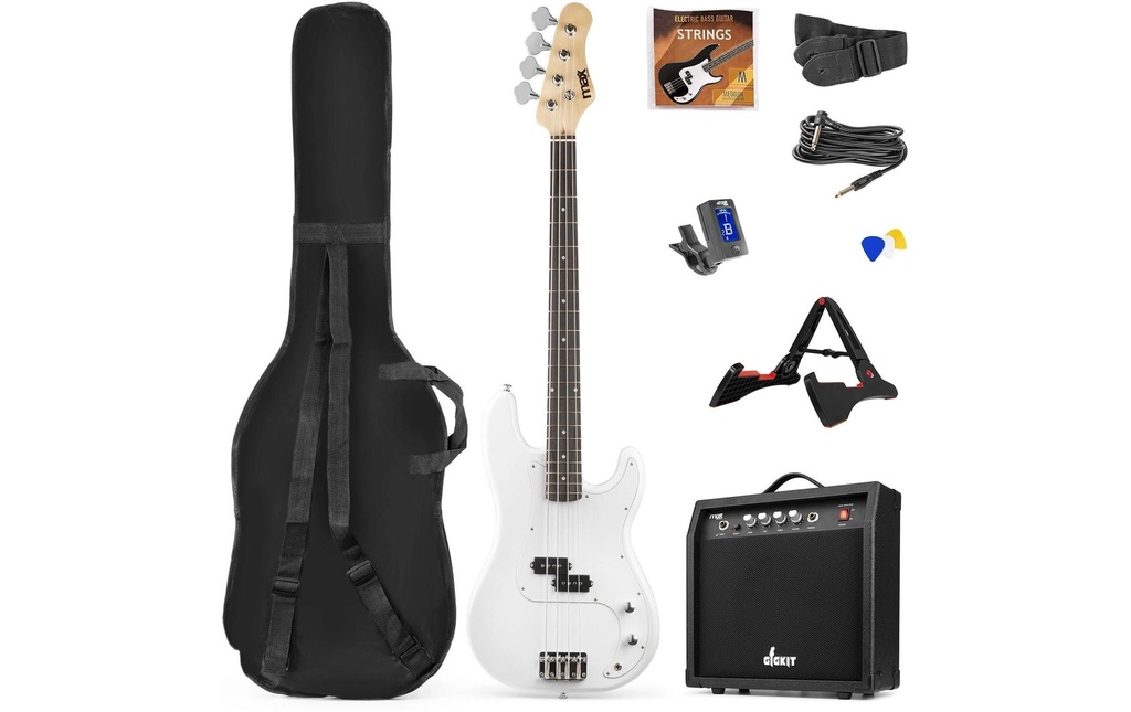 MAX Basso elettrico GigKit Blanc