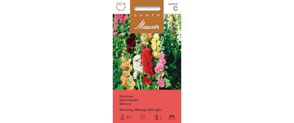 Samen Mauser Semence Stockrose Mixture