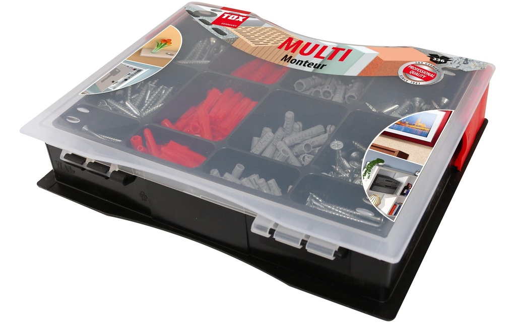 Tox-Dübel Chevilles Monteur Multi Tri & Barracuda 336 Pièce/s