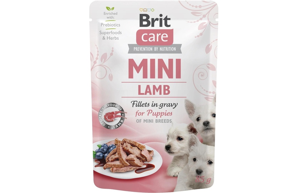 Brit Alimentation humide Care Puppy Mini agneau 24 x 85 g