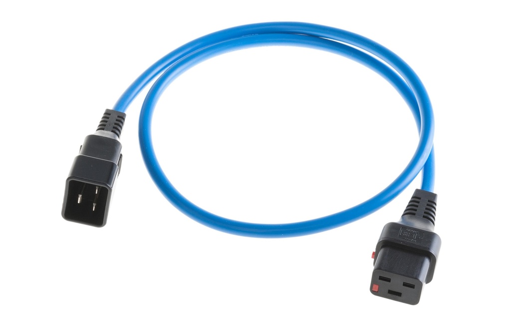 IEC LOCK Câble d'appareil 1 m C19-C20