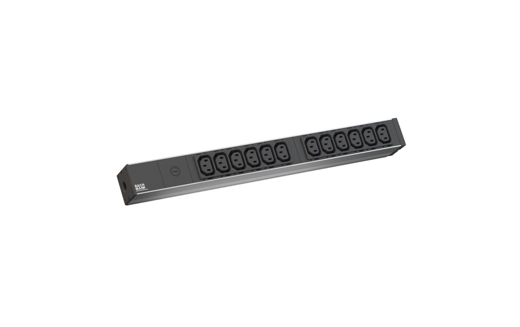 Bachmann PDU 19 1U 12xC13 2.0m C14 noir