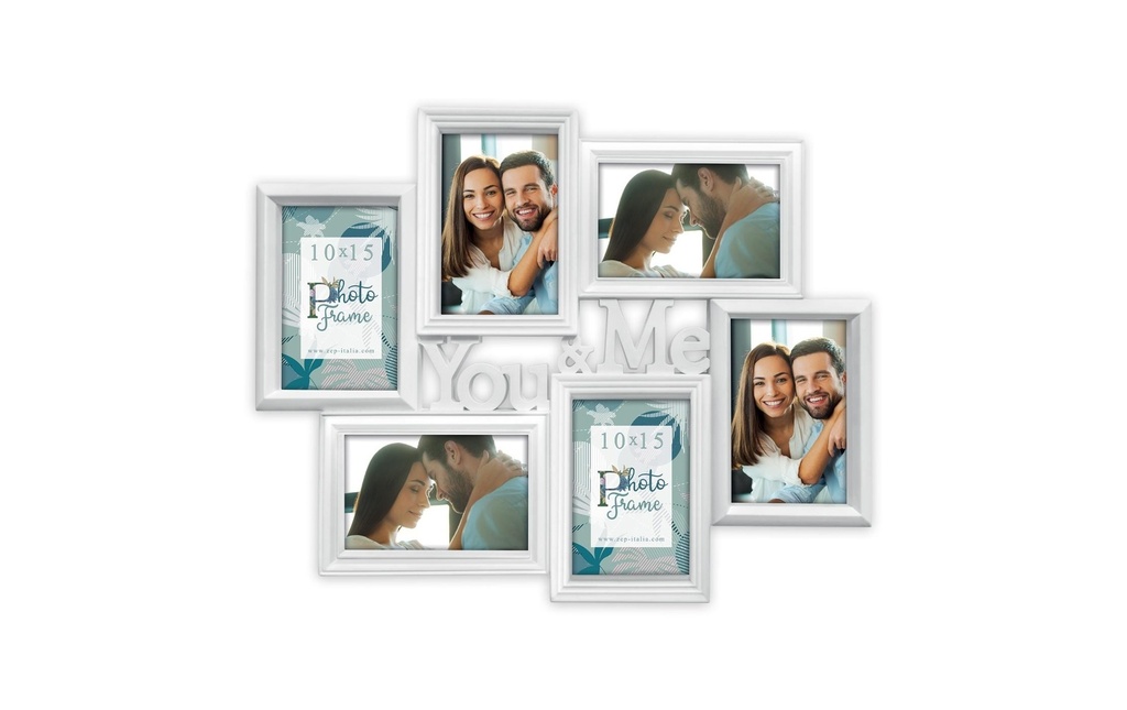 Zep Cadre photo You & Me Blanc, 10 x 15 cm