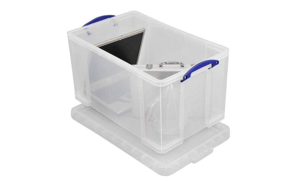Really Useful Box Boîte de rangement 84 litres Transparent