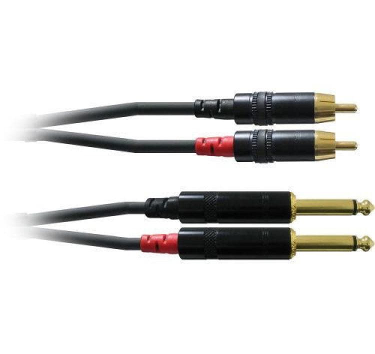 Cordial Câble audio CFU 3 PC Cinch - jack 6.3 mm 3 m