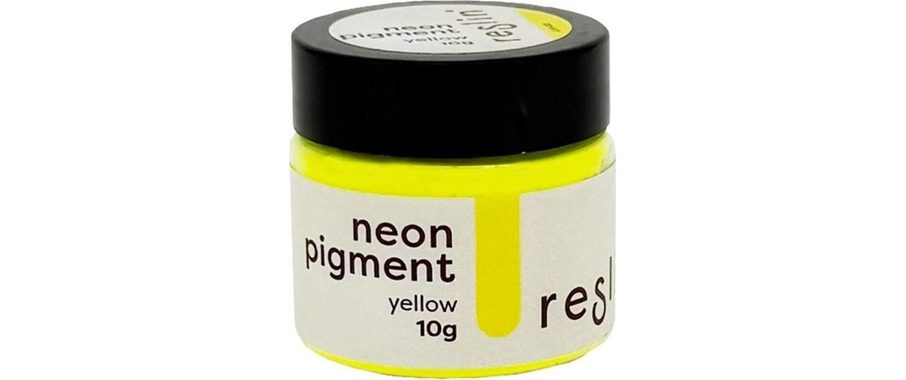 Reslin Pigments Poudre Jaune fluo, 10g