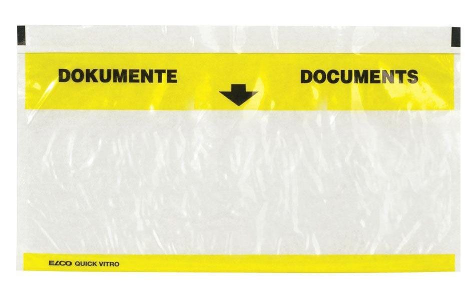 ELCO Quick Vitro C6/5 Document jaun (250 pces)