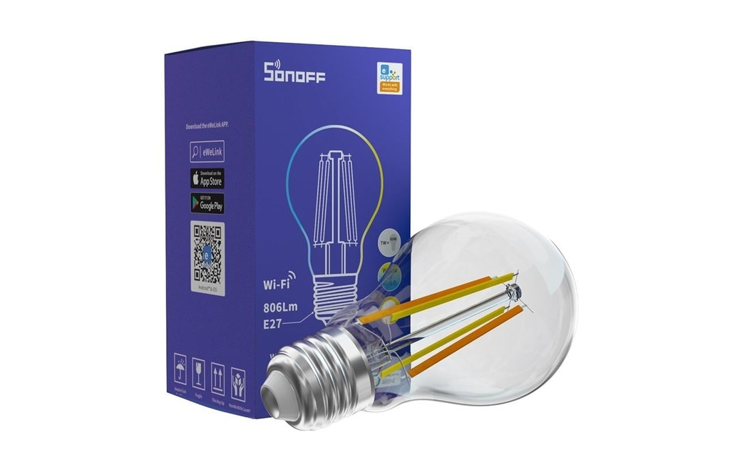 SONOFF Ampoules B02-F-A60 2200 K-6500 K, E27