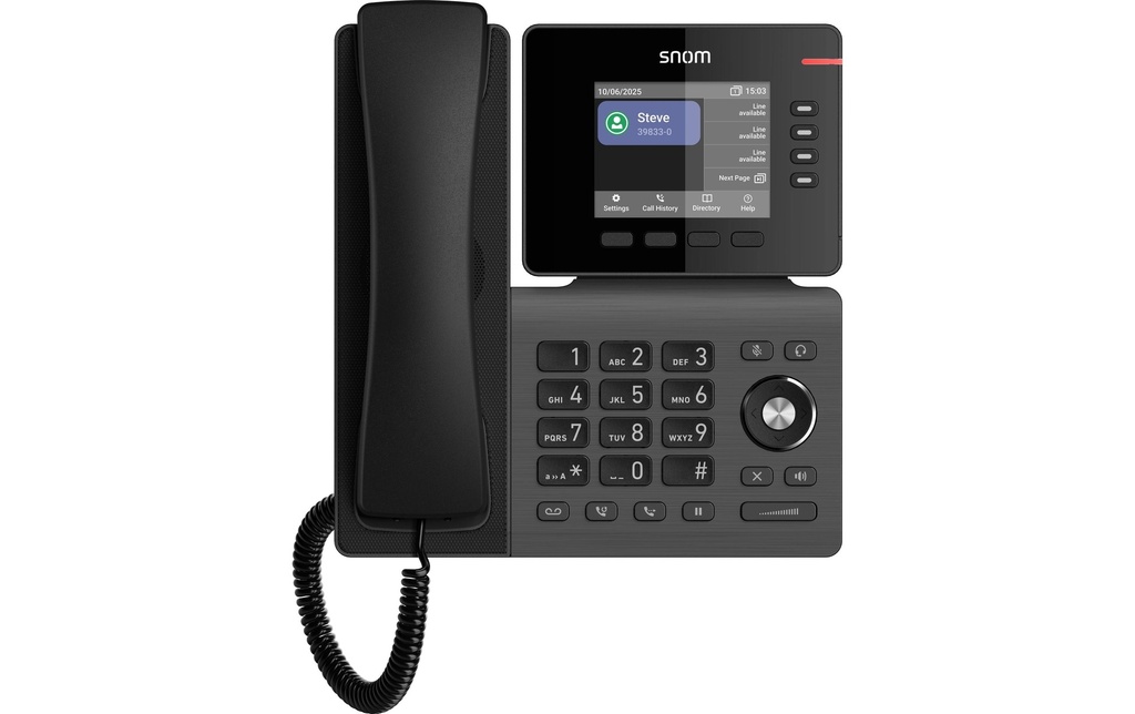 snom Téléphone de bureau D810W Noir