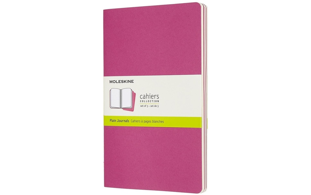 MOLESKINE Cahier note A5 blanc pink (3 pces)