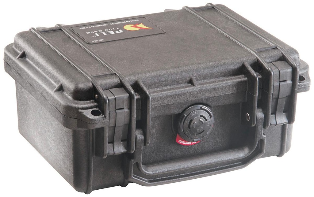 Peli Mallette de protection 1120 avec garniture en mousse, noir