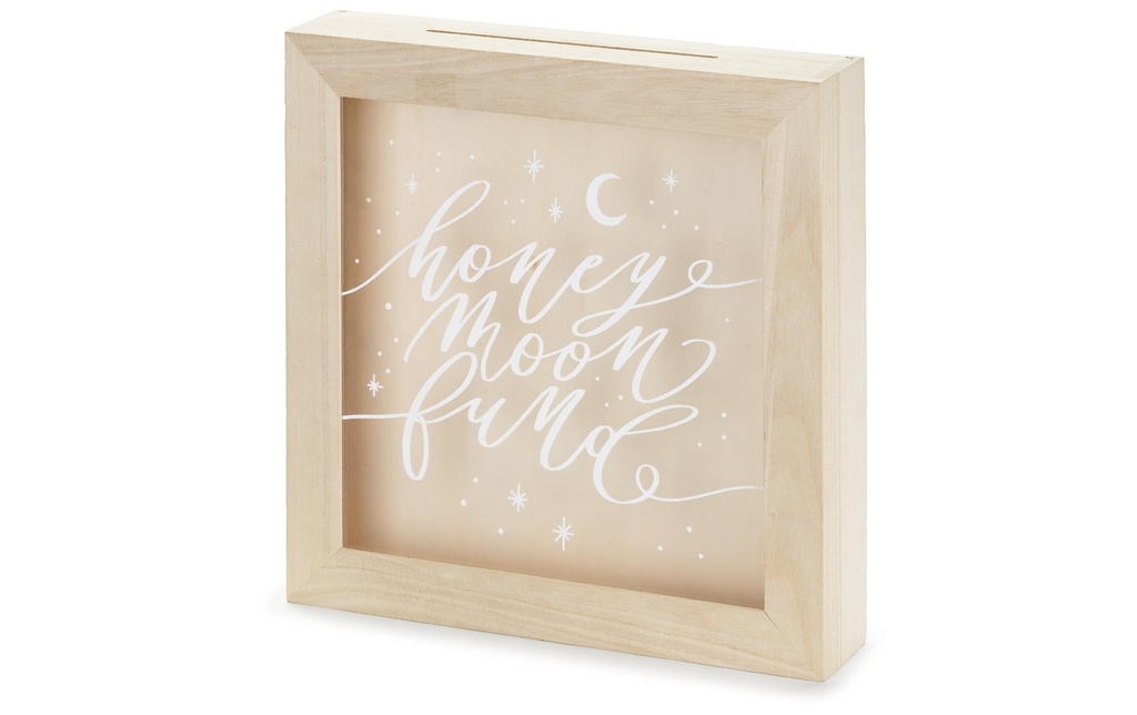 Partydeco Tirelire Fonds Honeymoon Mariage