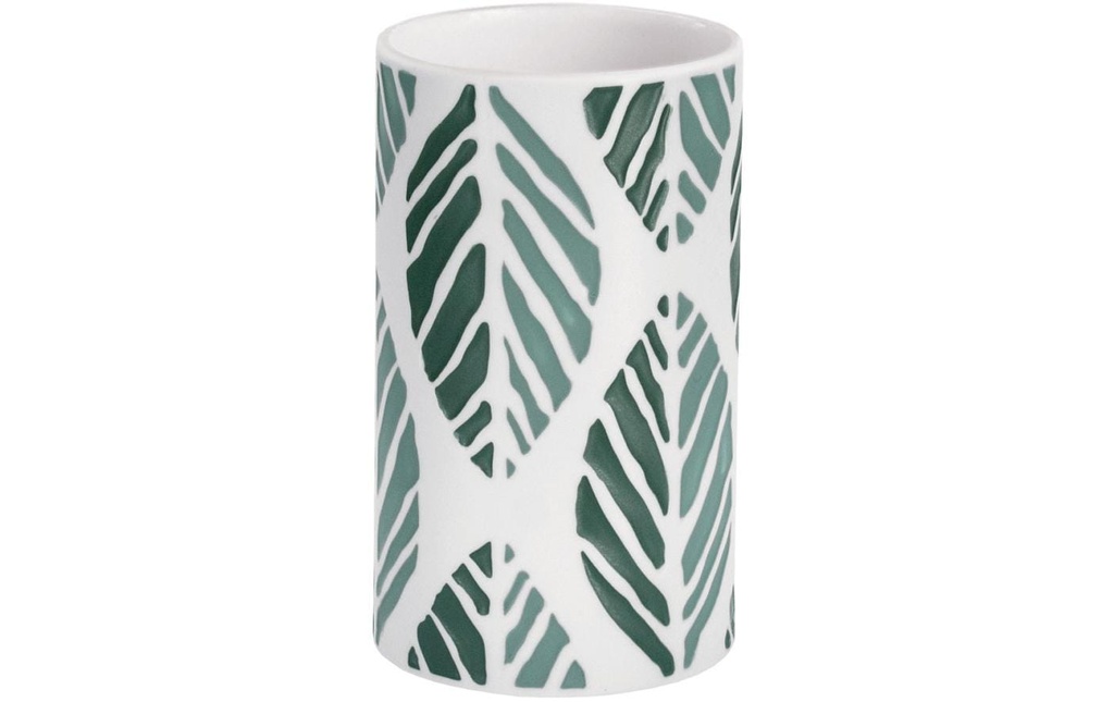 Kleine Wolke Gobelet pour le brossage de dents Leaf Vert/Blanc