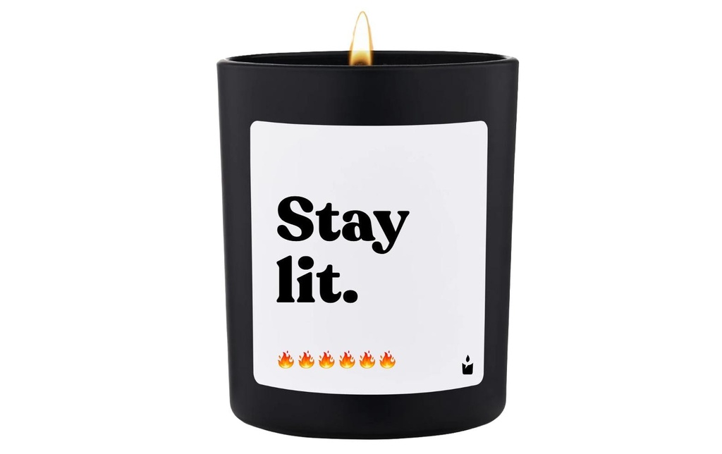 ChattyCandles Bougie parfumée Stay lit 6.7 x 8 cm