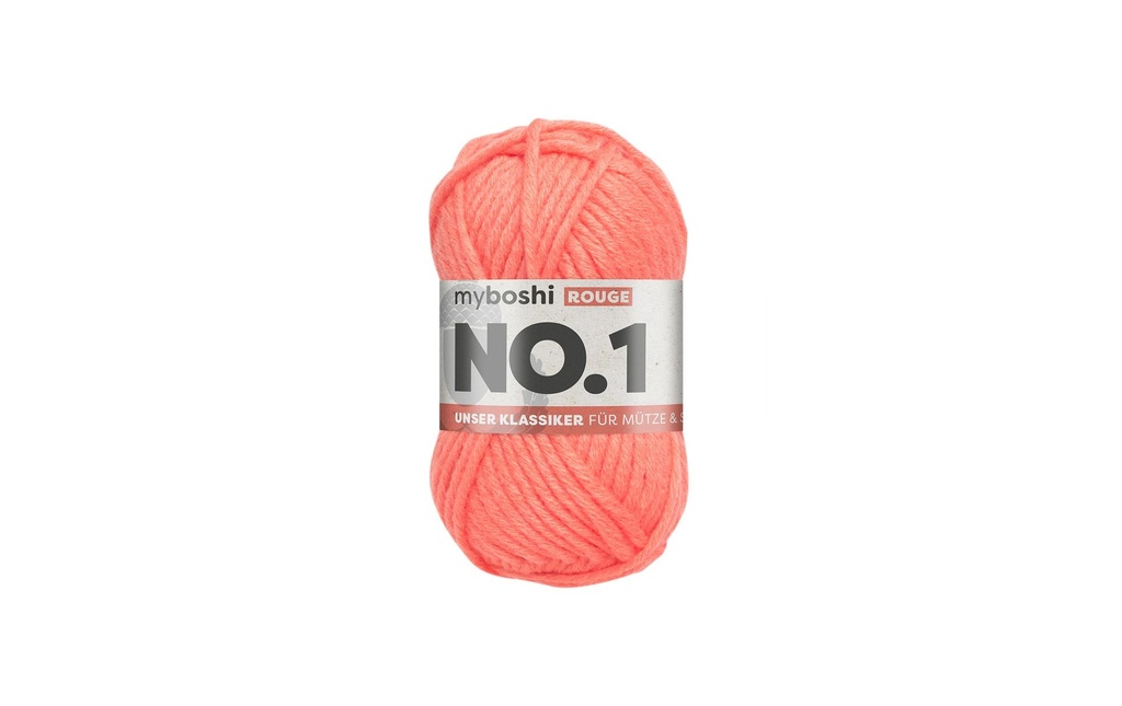 myBoshi Laine N°1 Rouge 50 g, 55 m