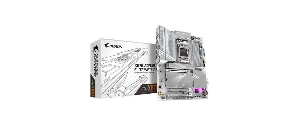 Gigabyte Carte mère X870 AORUS ELITE WIFI7 ICE