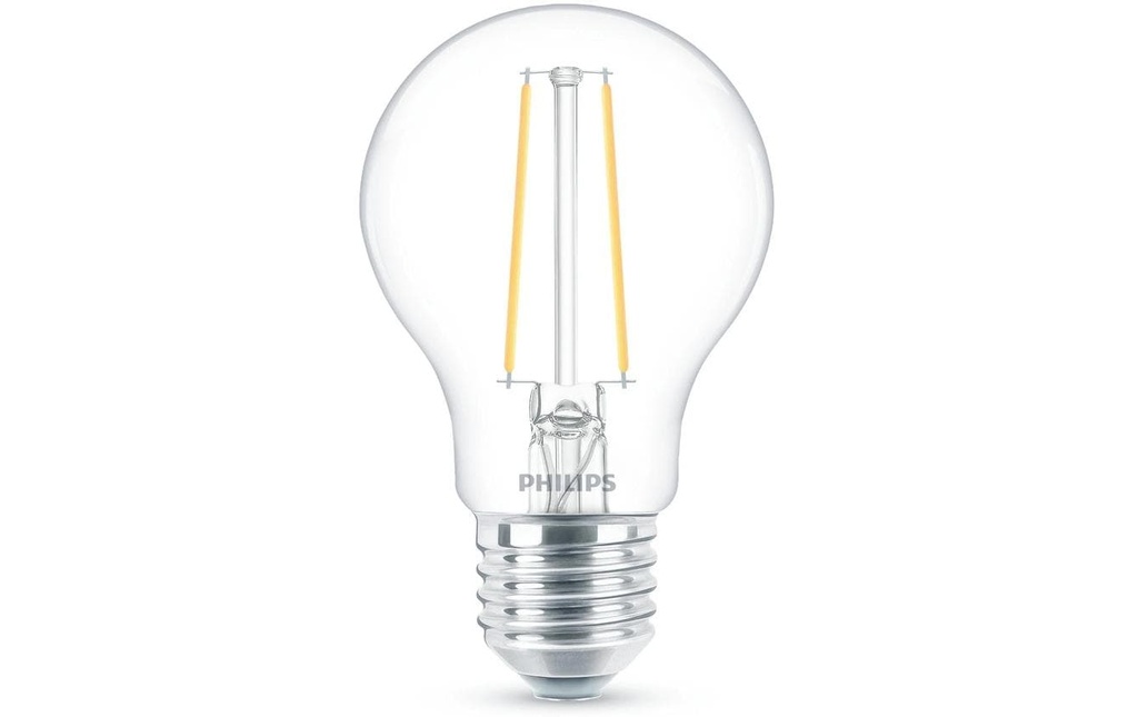 Philips Lampe LEDcla 15W E27 A60 WW CL ND Blanc chaud (WW)