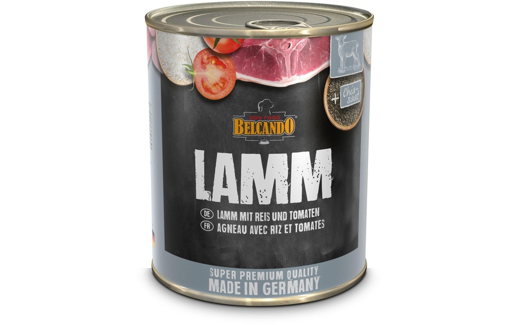 Belcando Alimentation humide Agneau avec riz & tomate, 800g