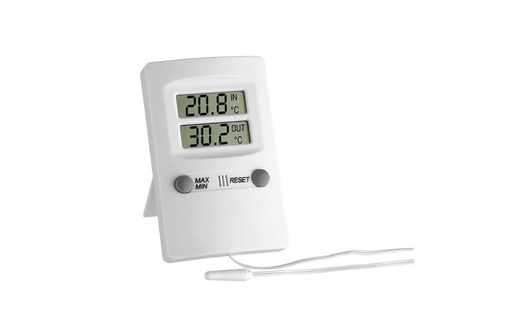 TFA Dostmann Thermomètre Digital, Blanc