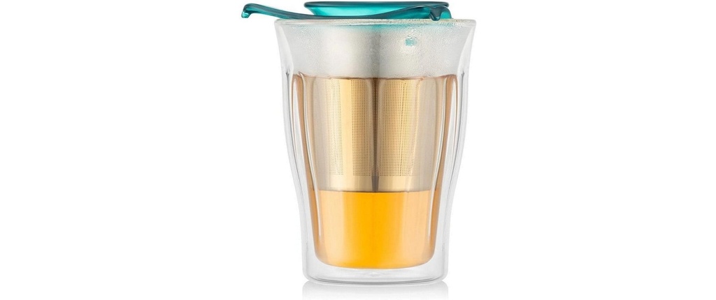 Bodum Copenhagen Set Verre à double paroi 350 ml, Vert