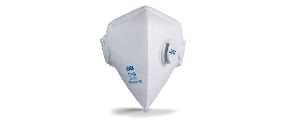 uvex Masque de protection respiratoire FFP1 silv-Air c 3100, avec valve, 15 pièces