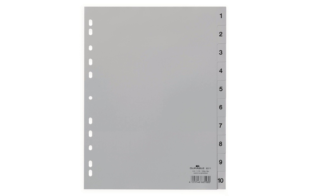 DURABLE Registre A4 1-10