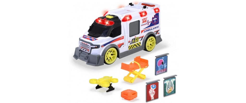 Dickie Toys Véhicule de secours Service ambulatoire