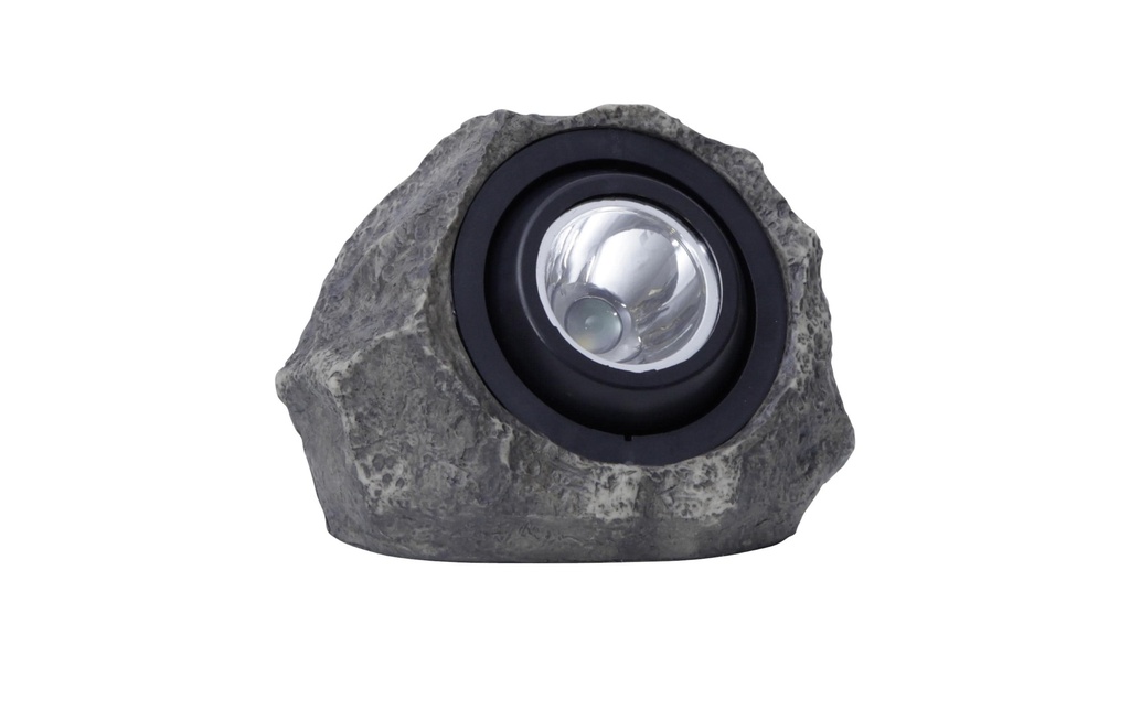 EGLO Leuchten Éclairage de jardin Pierre solaire à LED Gris
