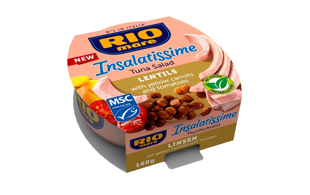 RIO MARE Insalatissime lentilles 160g (160 pces)