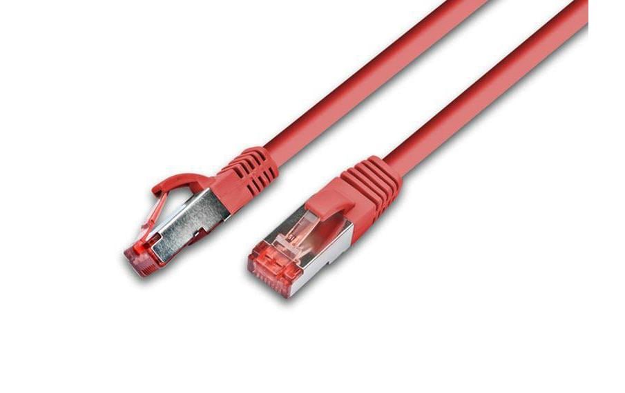 Wirewin Câble patch RJ-45 - RJ-45, Cat 6A, S/FTP, 3 m, Rouge