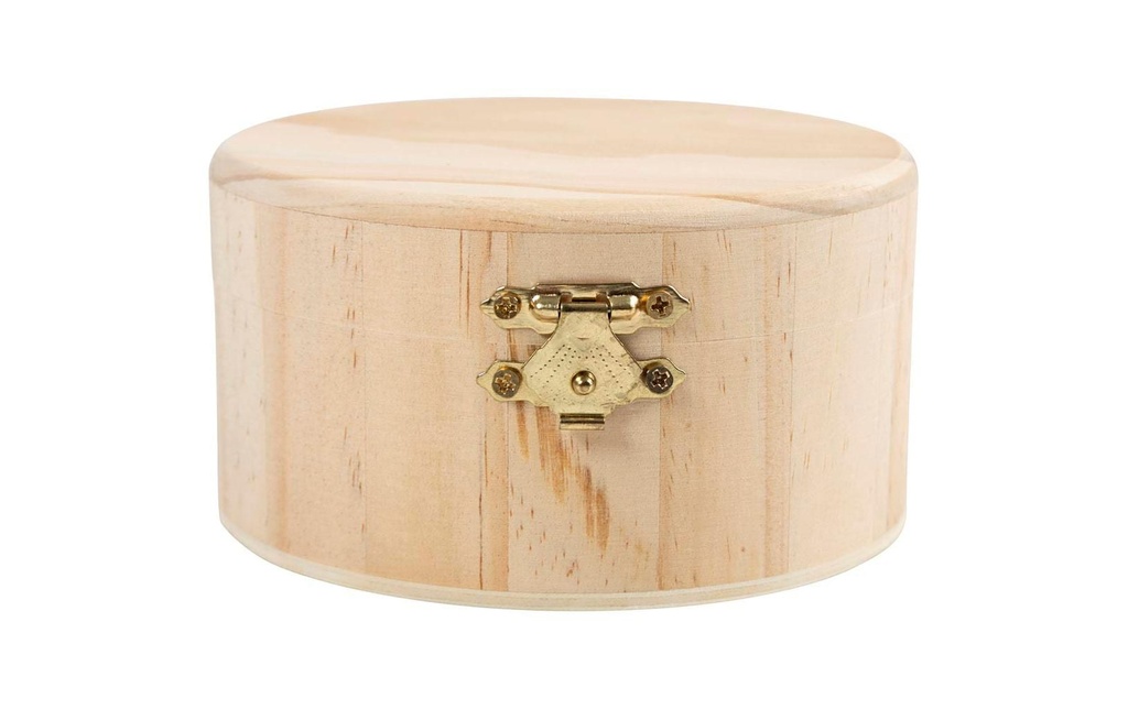 Creativ Company Article en bois Boîte ronde 6 x 11 cm