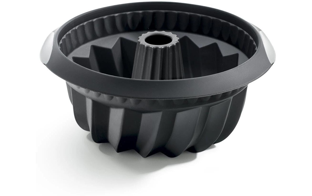 Lékué Moule de cuisson Silicone, ø 22 cm, noir