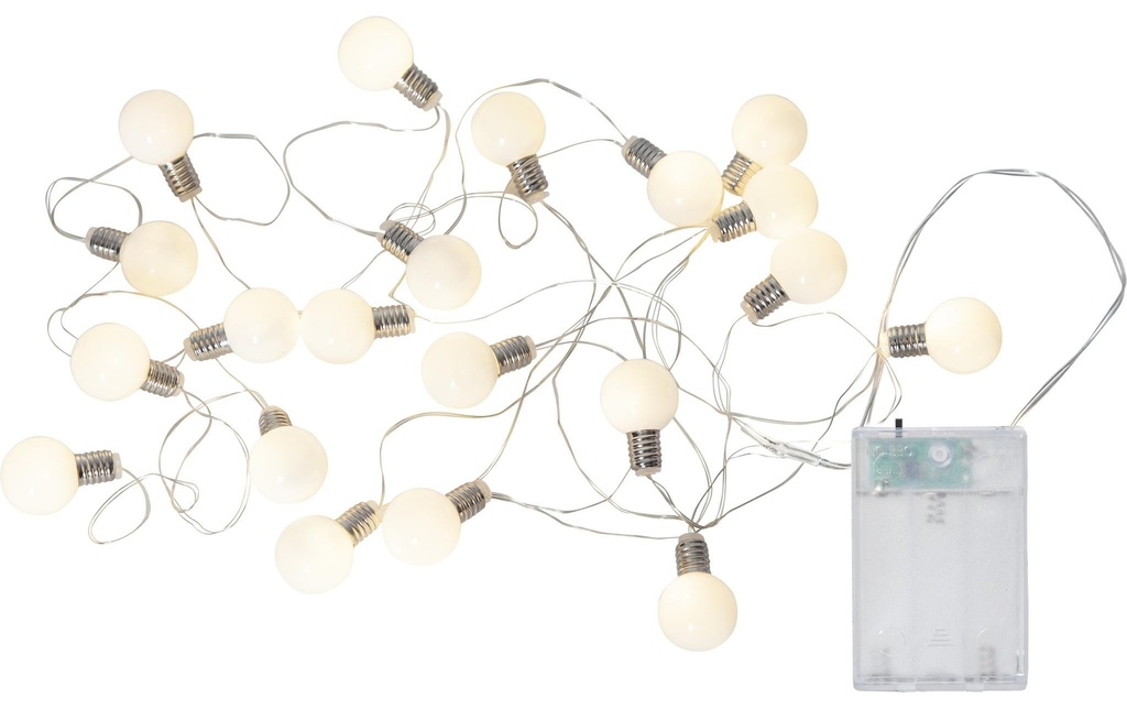 Star Trading Guirlande lumineuse Mini Glow Blanc chaud, 20 LED, 300 cm