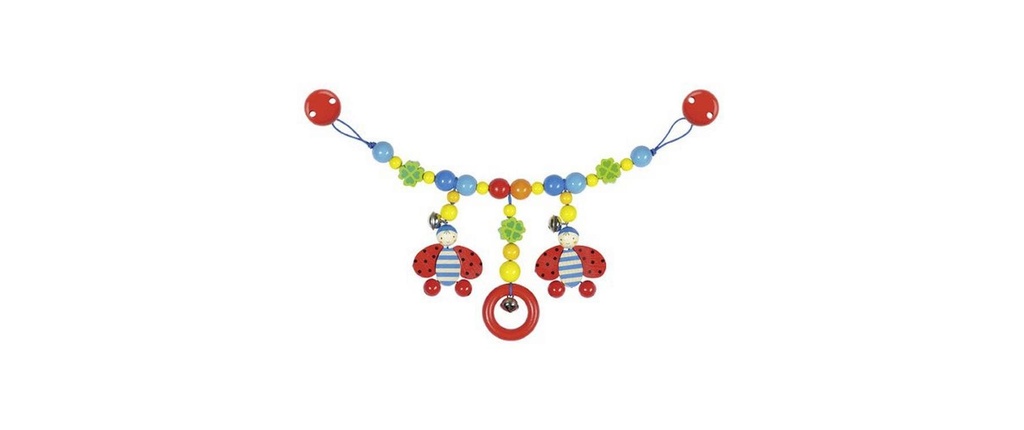 Goki Chaîne de poussettes Coccinelle