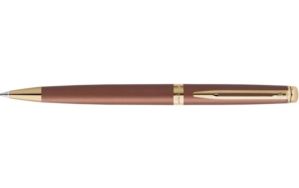 WATERMAN Stylo bille Hémisphère Understated Edit, Rouge cuivré, M