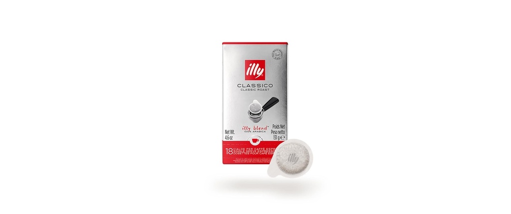 Illy Dosettes de café Classico Espresso (ESE) 18 pièces