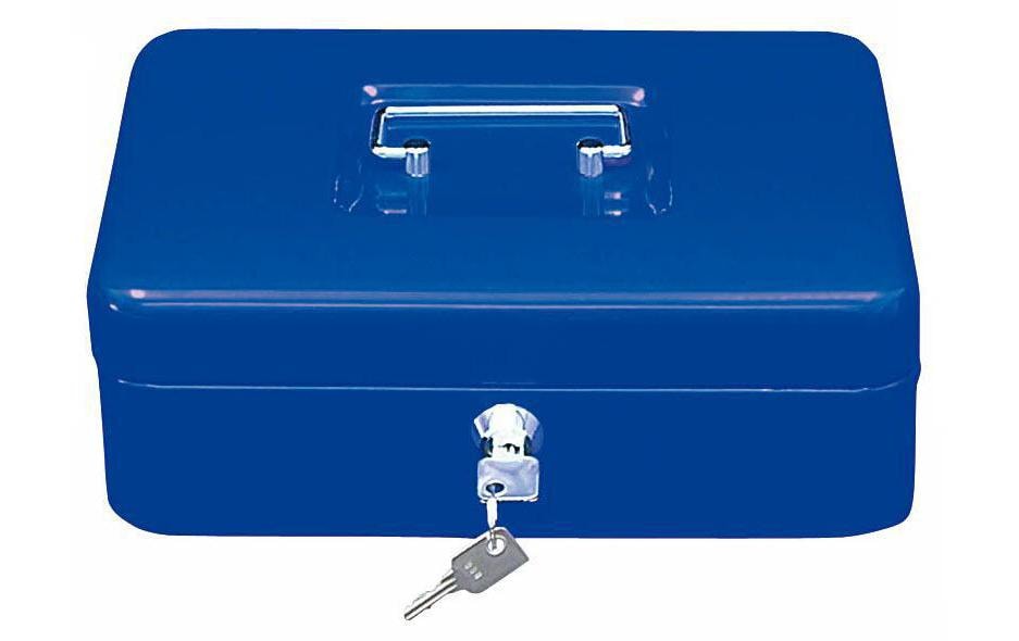 [404014533] WEDO Caisse monnaie 5compart.bleu